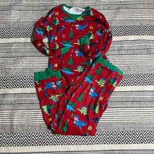 Xxl Dino Christmas pajama set